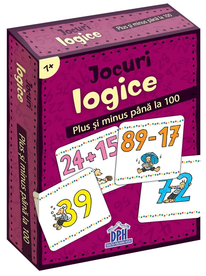 Jocuri logice – Plus si minus pana la 100 | carturesti.ro imagine 2022