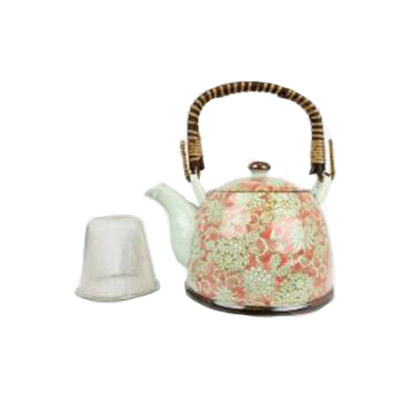 Ceainic cu infuzor- Red Flowers