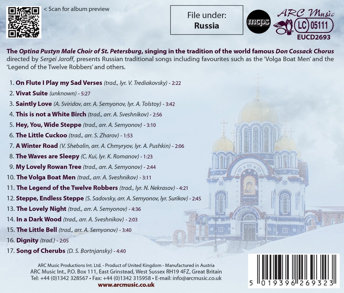 Russia\'s Most Beautiful Songs | The Optina Pustyn Male Choir Of St. Petersburg - 1 | YEO