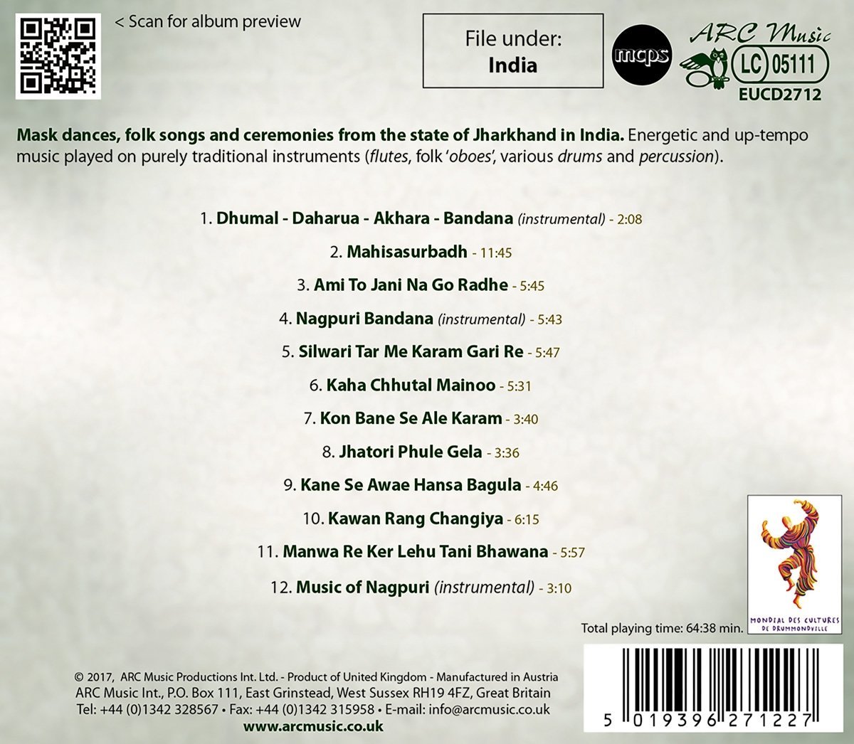 Folk Songs & Dances From India