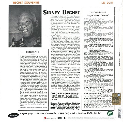 Bechet Souvenir - Vinyl | Sidney Bechet