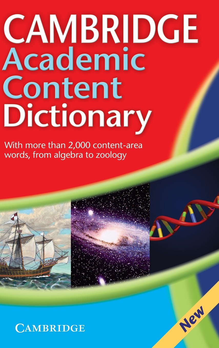 Cambridge Academic Content Dictionary Paperback With Cd-rom |