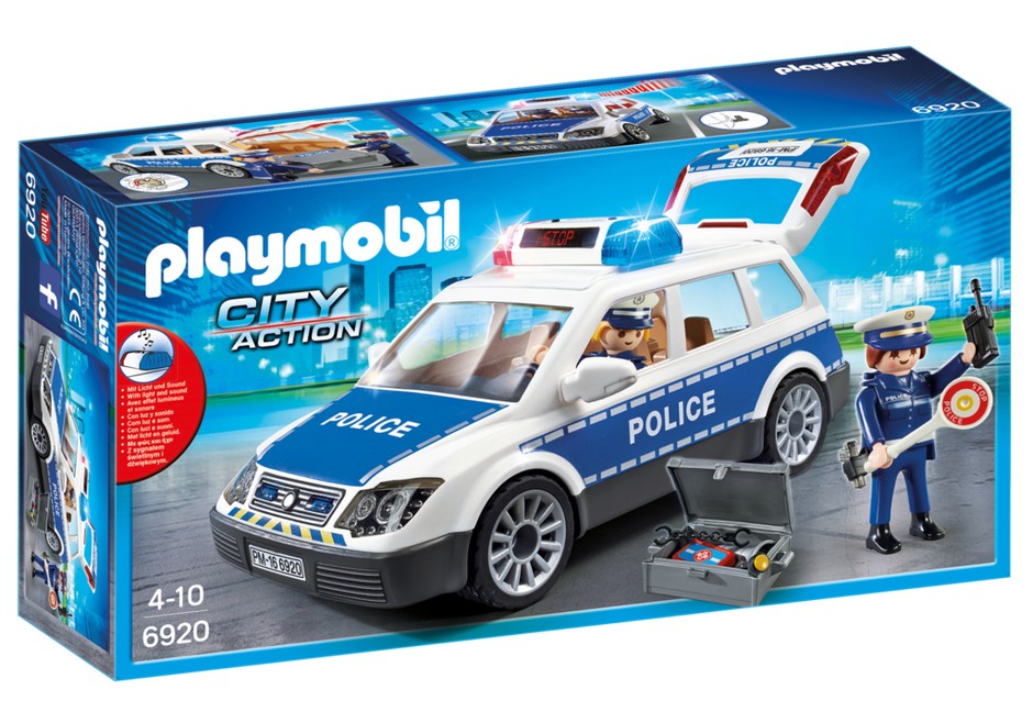  Set jucarii - Masina de Politie cu Lumina si Sunete | Playmobil 