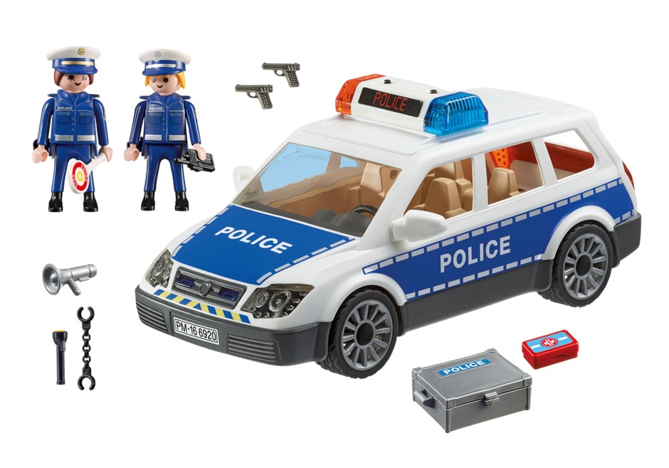 Set jucarii - Masina de Politie cu Lumina si Sunete | Playmobil - 4 | YEO