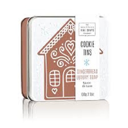 Sapun in cutie metalica - Gingerbread Cookie, 100g | La Savonnerie de Nyons
