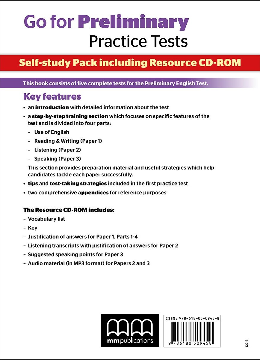 Go for Preliminary Self-study Pack | H.Q. Mitchell, Marileni Malkogianni - 1 | YEO