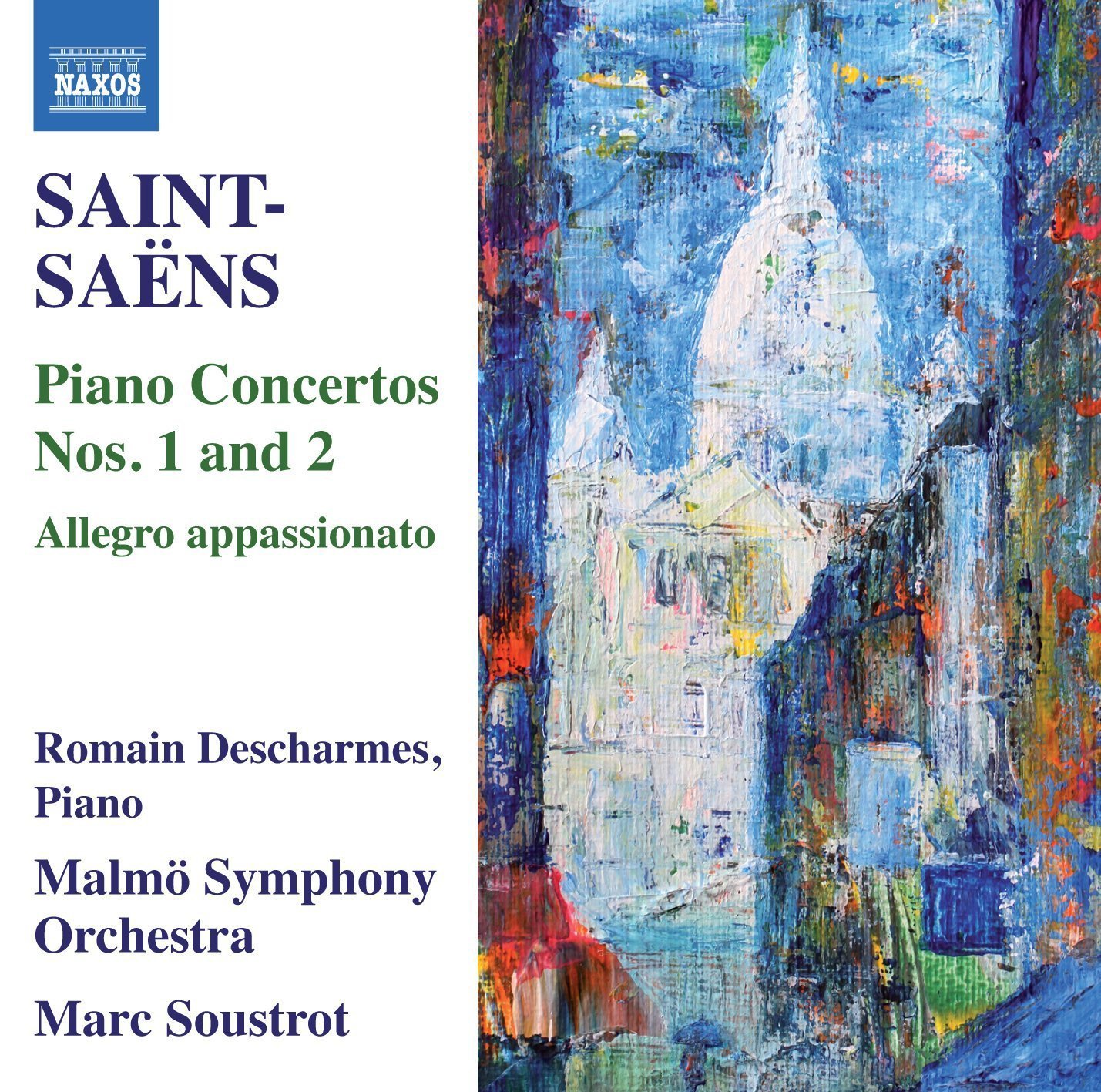 Piano Concertos Nos. 1 And 2 | Marc Soustrot, Camille Saint-Saens, Marc Soustrot Romain Descharmes, Malmo Symphony Orchestra