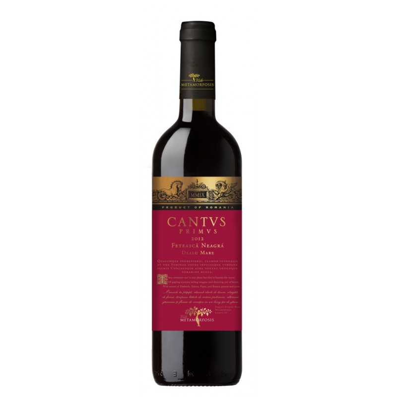 Vin rosu - Cantus Primus, Feteasca Neagra - Magnum, 2016, sec, 1.5 L | Viile Metamorfosis