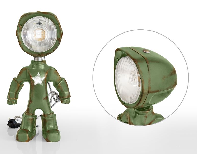 Lampa verde - The Lampster Army Green | The Lampster - 7 | YEO