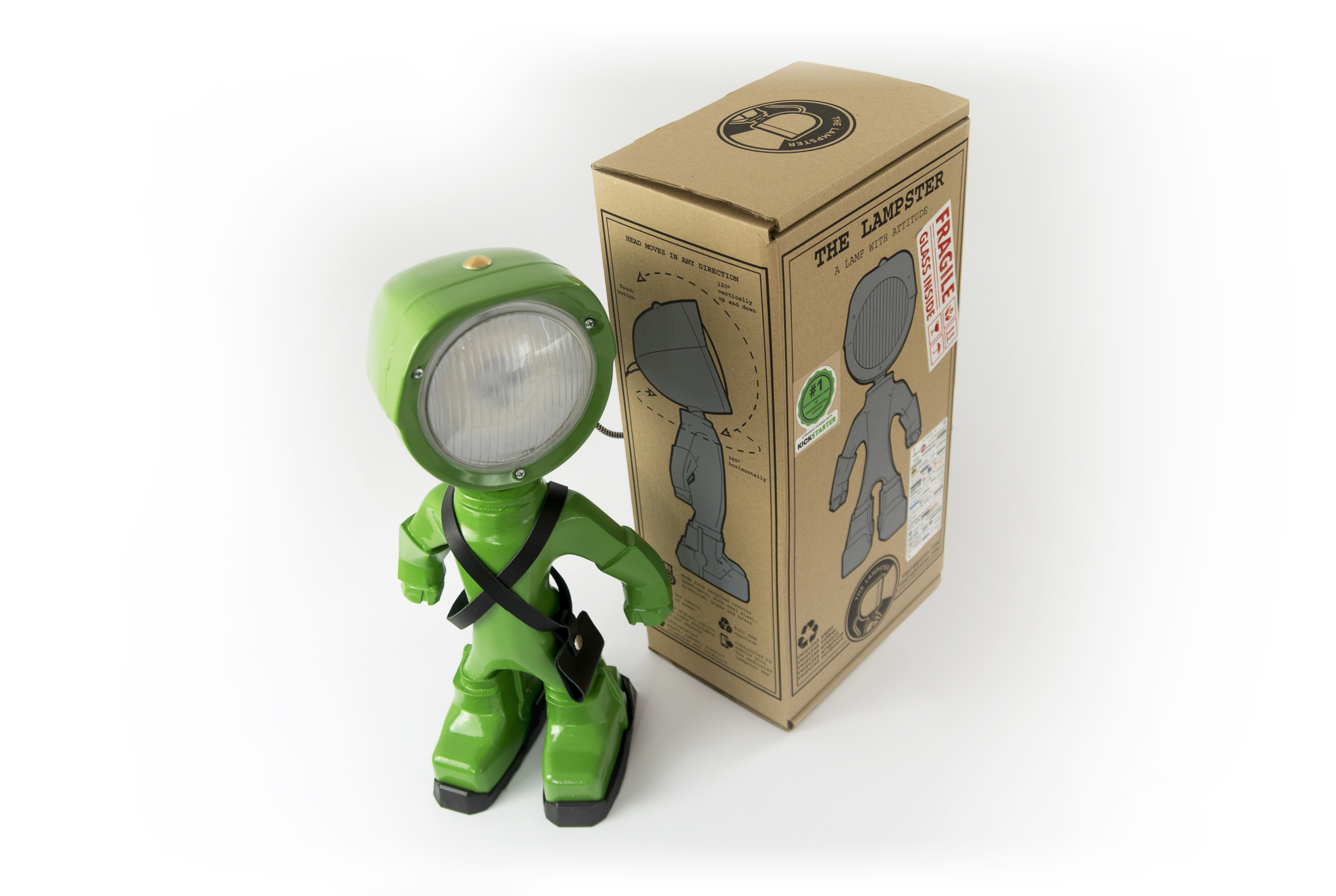 Lampa verde - The Lampster Army Green | The Lampster - 2 | YEO