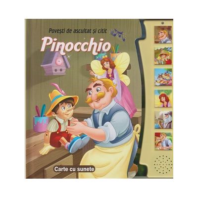 Pinocchio - carte cu sunete |