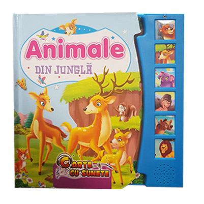 Animale din jungla – carte cu sunete | carturesti.ro imagine 2022