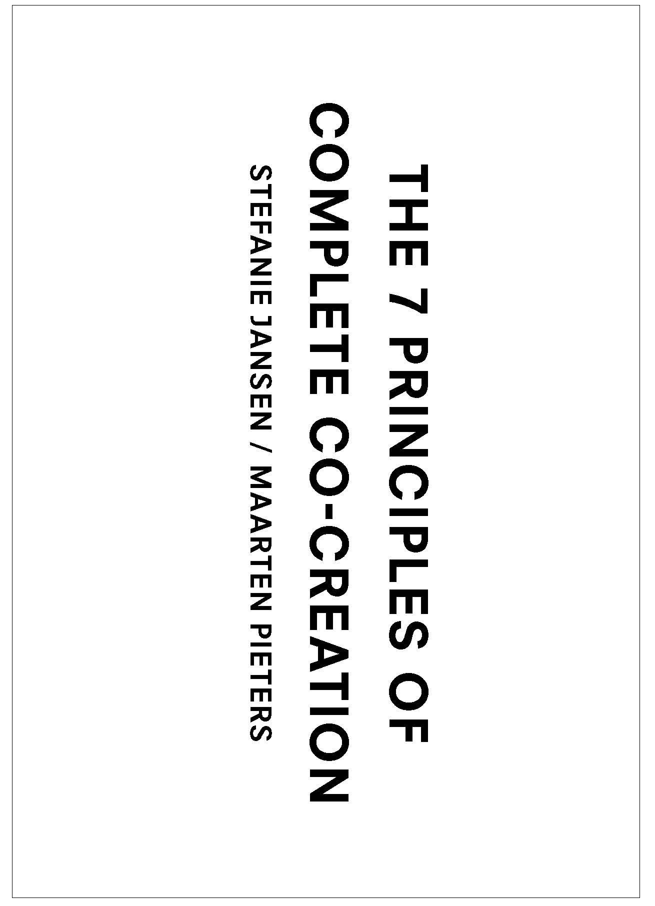 The 7 Principles to Complete Co-Creation | Stefanie Jansen