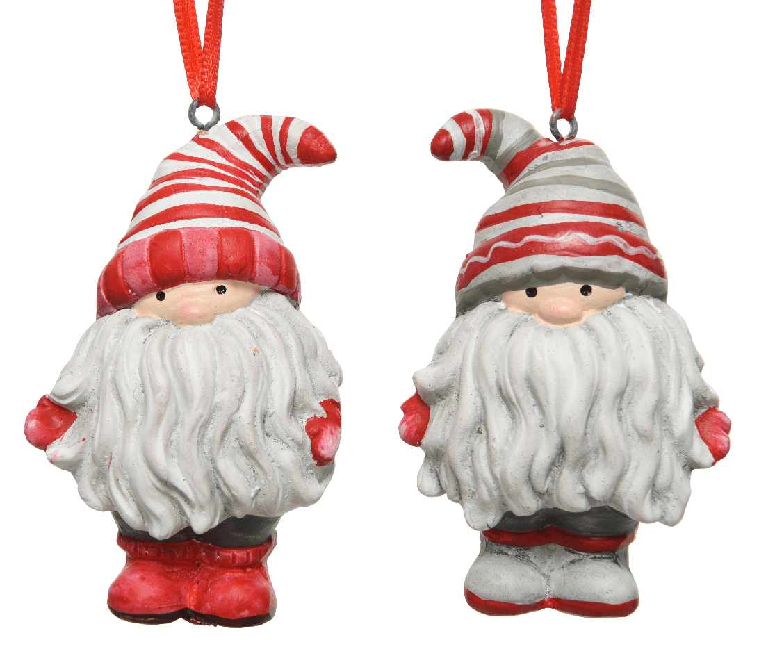 Ornament brad - Gnome Terracotta - doua modele - pret pe bucata | Kaemingk