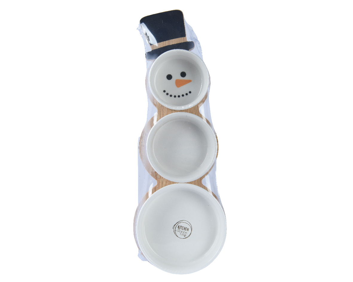 Set 3 boluri - Snowman Pattern | Kaemingk - 1 | YEO