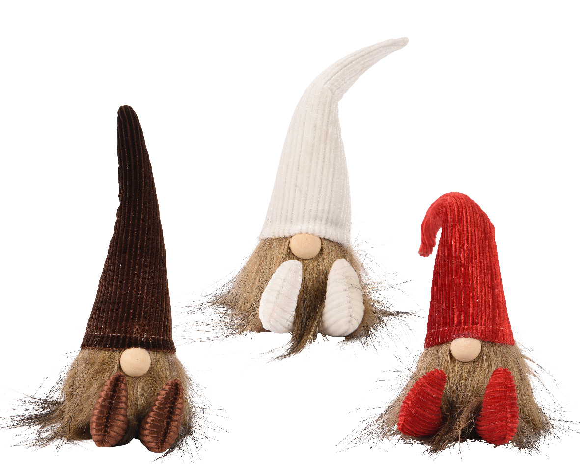 Decoratiune - Gnome Velvet with Feet, trei modele