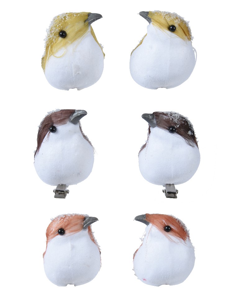 Decoratiune - Bird Snow Finish - mai multe modele - pret pe bucata