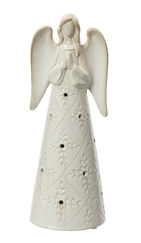 Figurina - Angel Stoneware 19 cm | Kaemingk