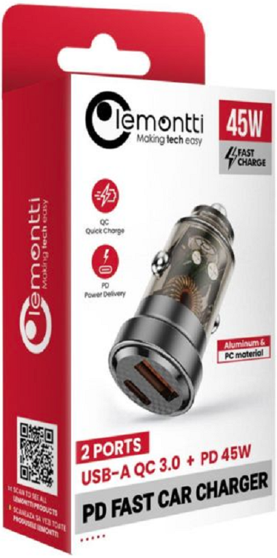 Incarcator Auto Fast Charge Dual Port - Lemontti | Lemontti - 3 | YEO