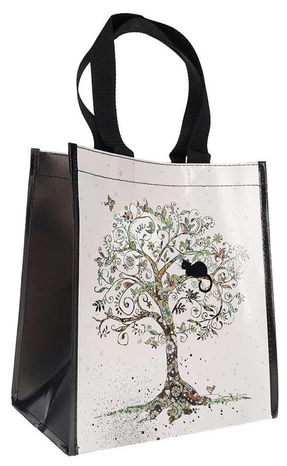 Tote bag - Bug Art - Chat Arbre de Vie