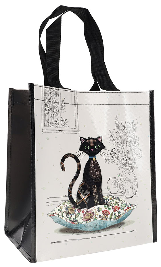 Tote bag - Bug Art - Chat sur Coussin | Kiub