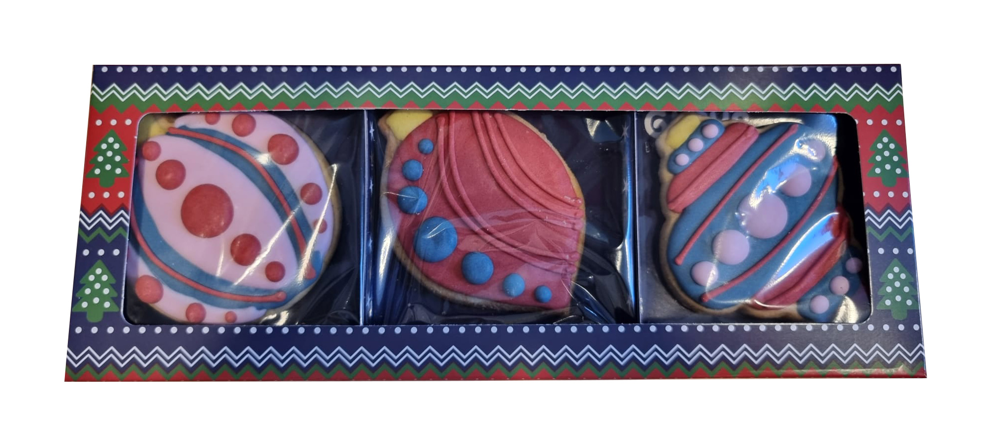 Biscuiti artizanali de Craciun - Tris Decoration, 180g | Mondo di Laura