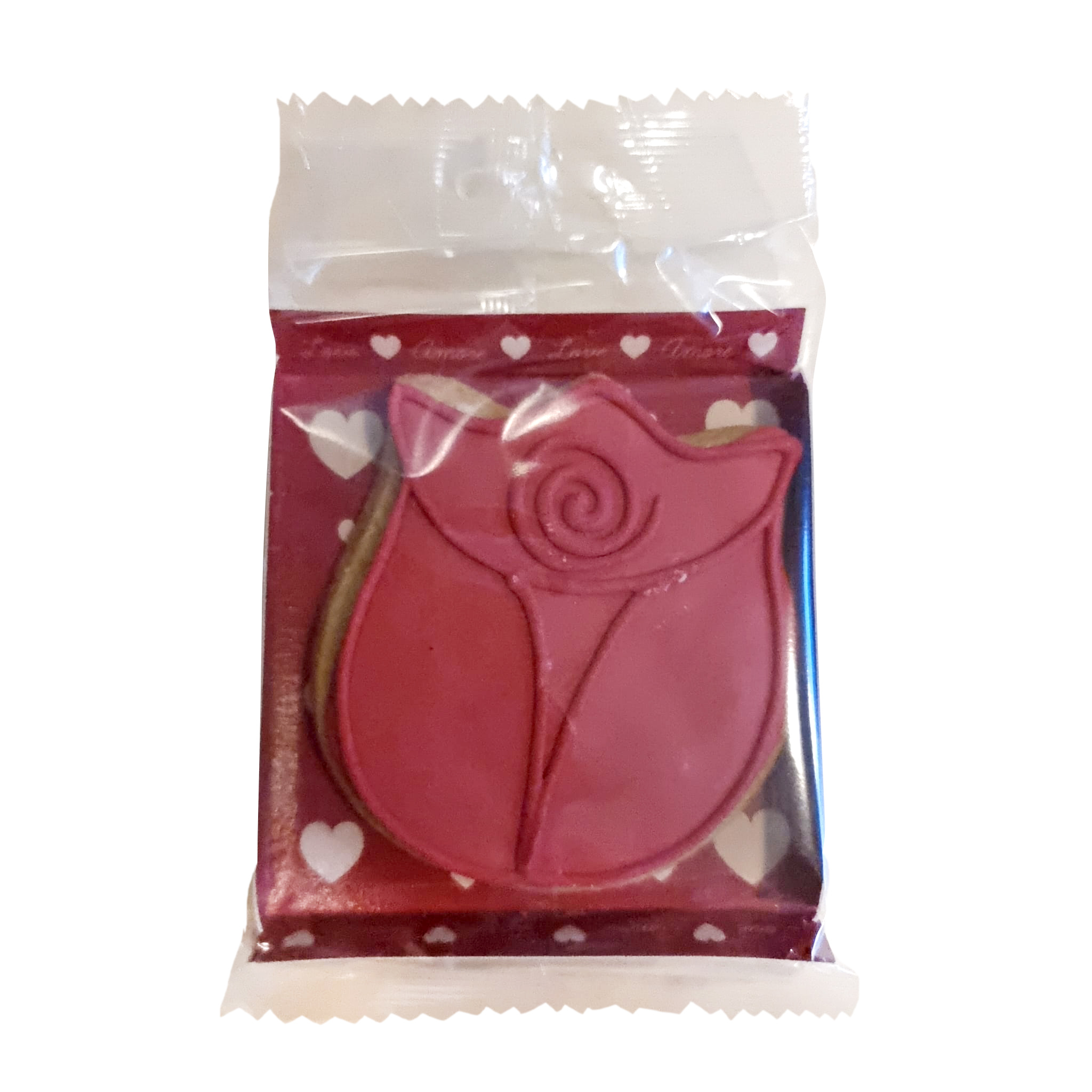 Biscuiti artizanali - Red Rose, 60g | Mondo di Laura