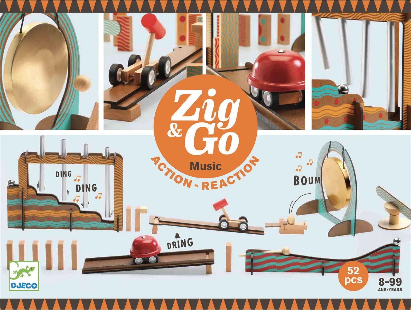 Set constructie trasee - Zig & Go - Muzica | Djeco