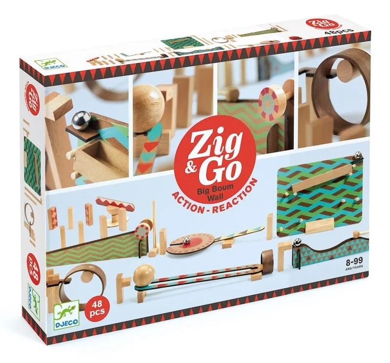 Set constructie trasee - Zig & Go, 48 piese