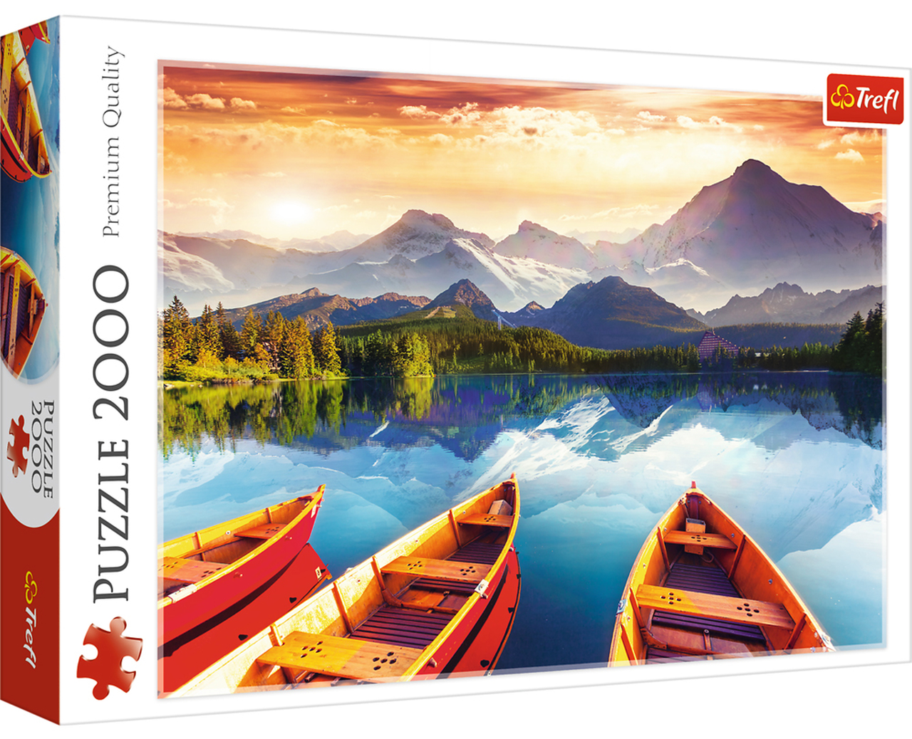 Puzzle 2000 piese - Crystal Lake | Trefl - 1 | YEO