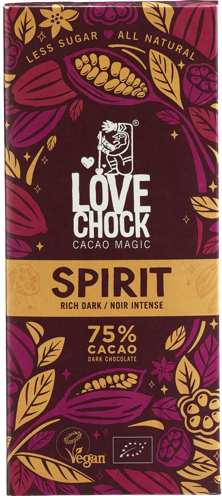 Tableta ciocolata neagra - Spirit Rich | Lovechock