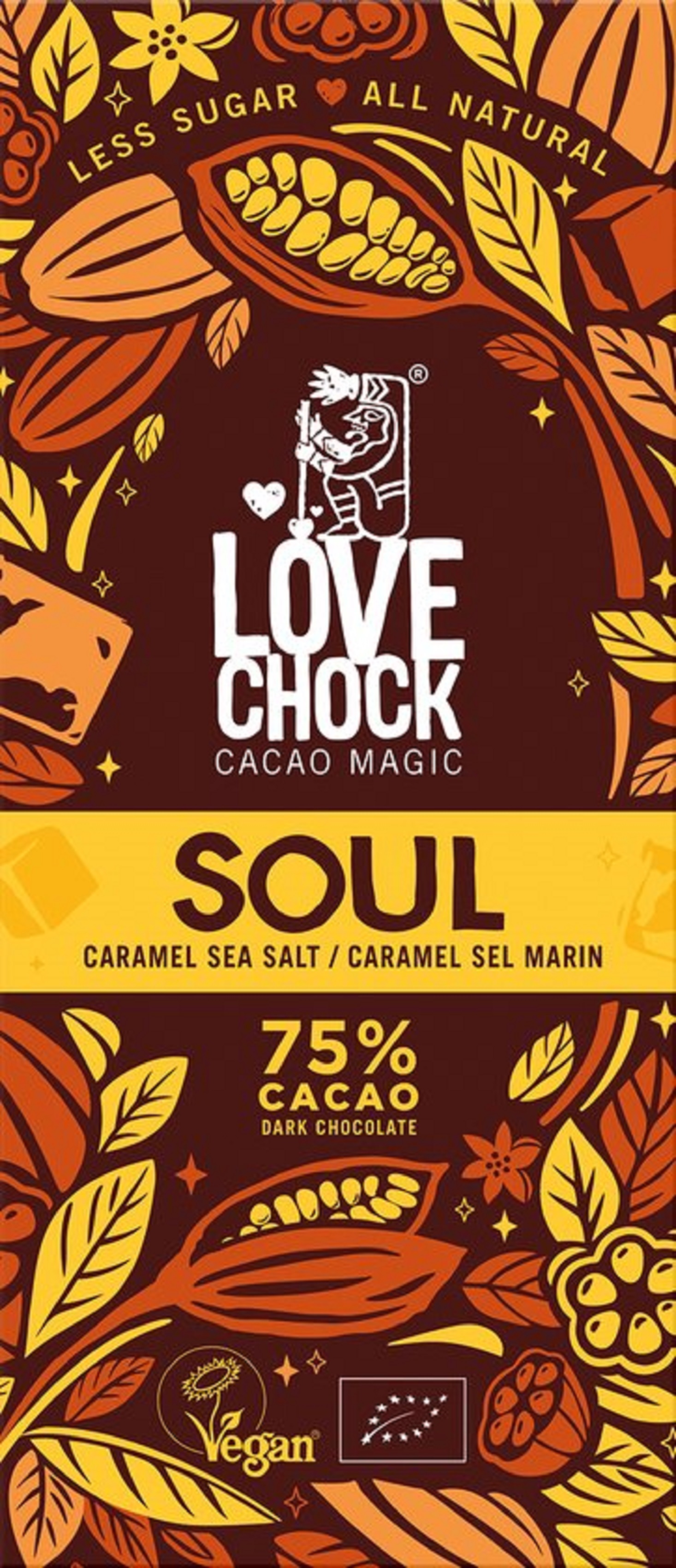 Tableta ciocolata - Caramel si sare de mare | Lovechock