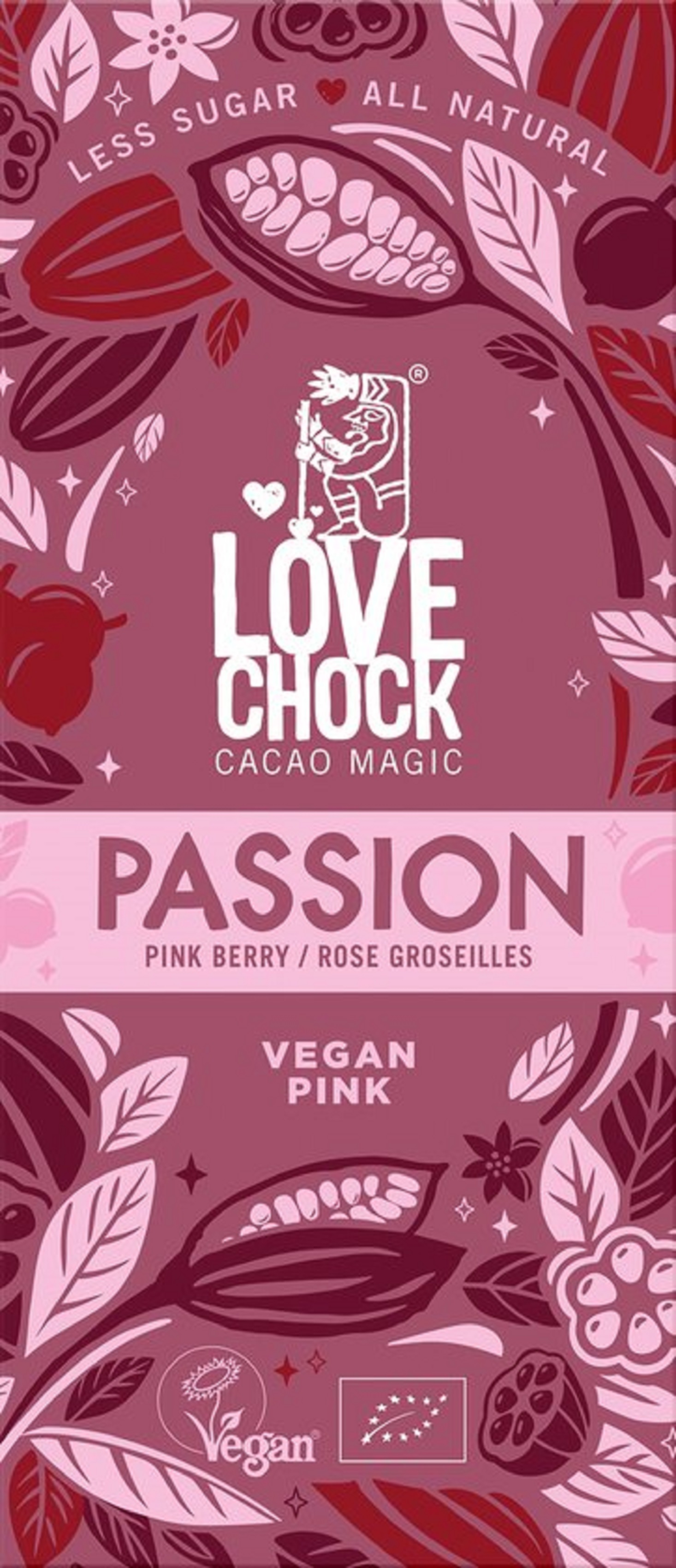 Tableta ciocolata - Passion Pink Berry | Lovechock