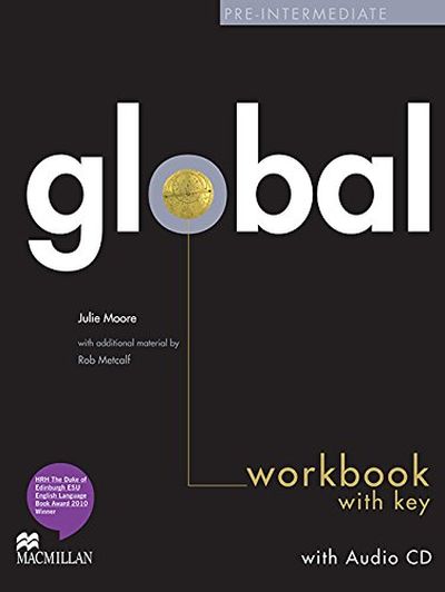 Global Pre-Intermediate Workbook & CD with key Pack | Julie Moore