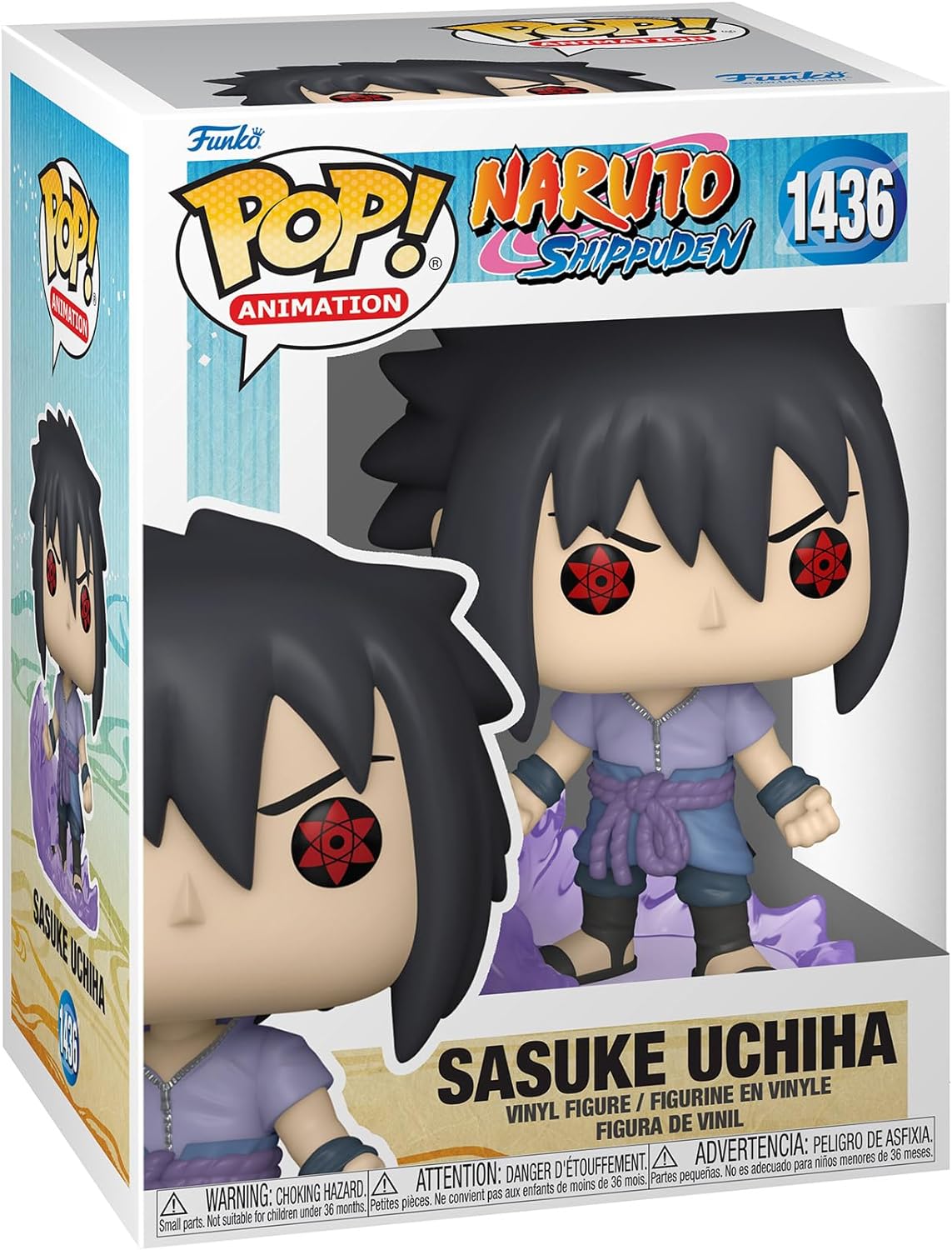 Figurina - Pop! Animation - Naruto Shippuden - Sasuke Uchiha | Funko - 2 | YEO