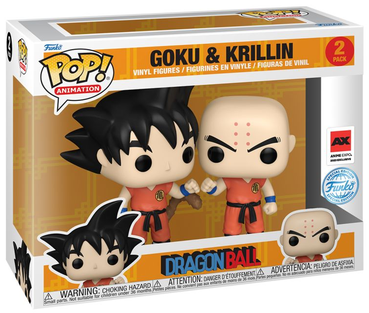 Set 2 figurine - Dragon Ball - Goku si Krillin