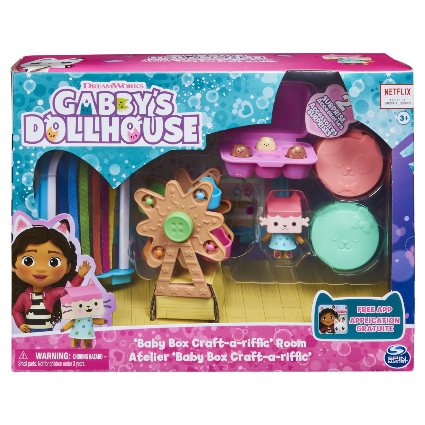 Casa De Papusi - Gabby`s Doll House - Camera Deluxe A Lui Baby Box | Spin Master
