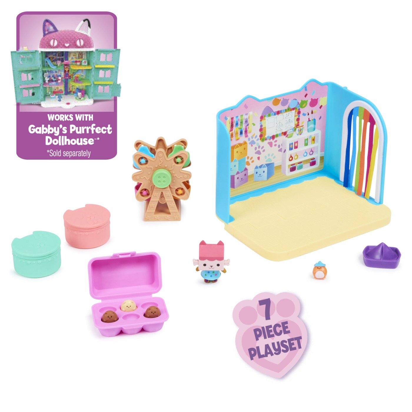 Casa de papusi - Gabby`s Doll House - Camera Deluxe a lui Baby Box | Spin Master - 2 | YEO