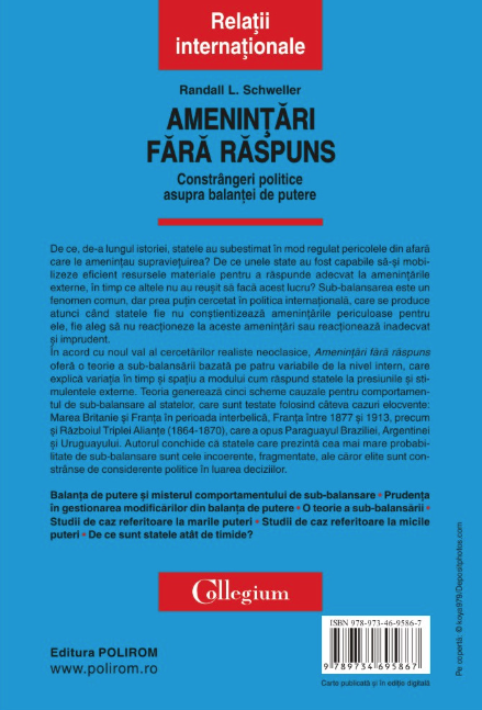 Amenintari fara raspuns | Randall L. Schweller