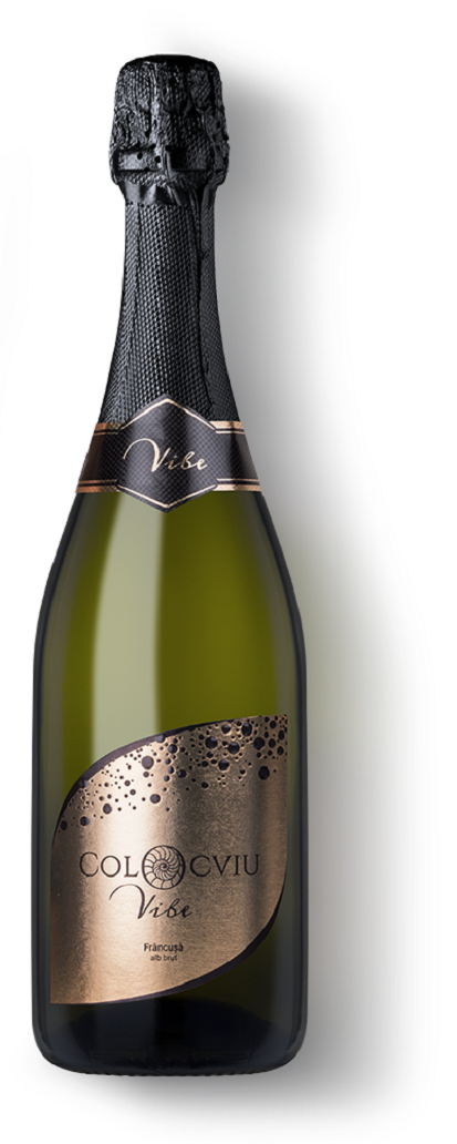 Vin spumant alb - Colocviu Vibe Francusa, brut, 2017