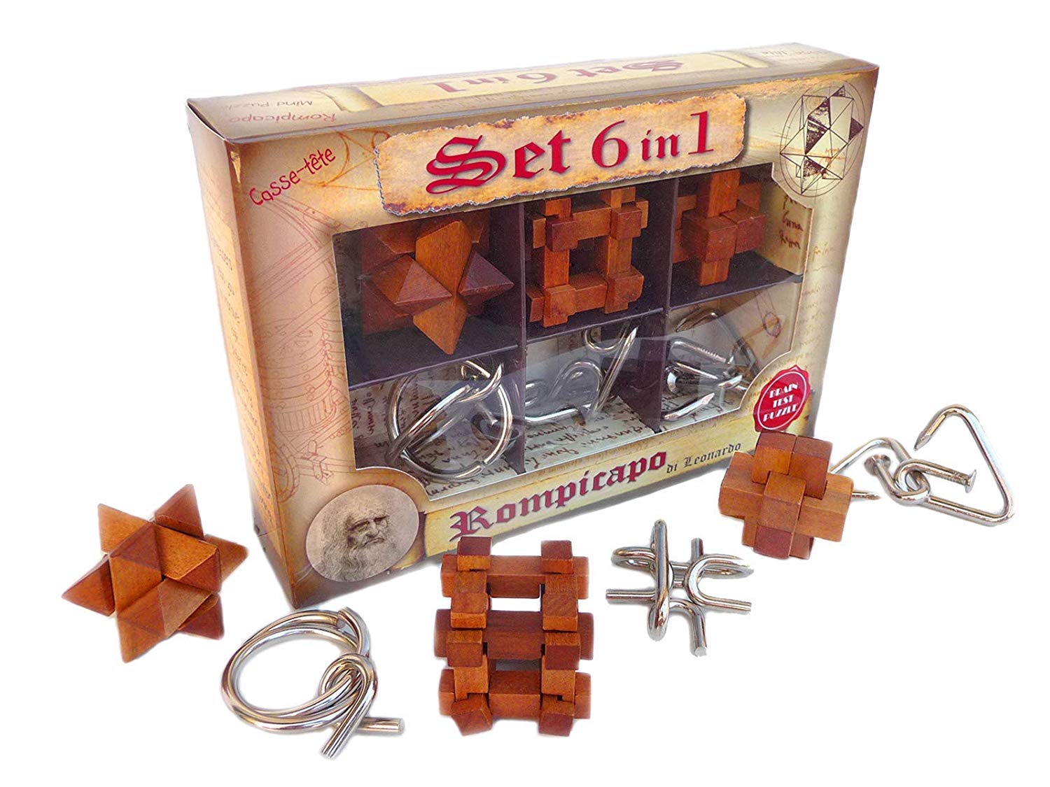 Puzzle - Set 6 in 1 - Leonardo | Logica Giochi