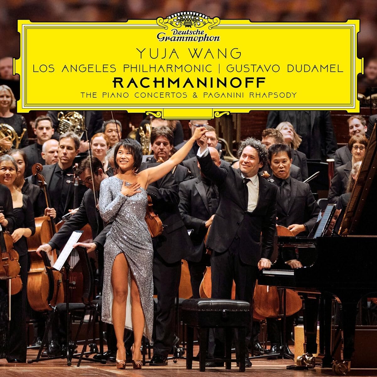Rachmaninoff: The Piano Concertos & Paganini Rhapsody - Vinyl | Yuja Wang, Los Angeles Philharmonic Orchestra, Gustavo Dudamel