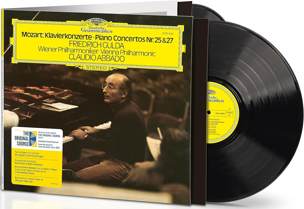 Mozart: Piano Concertos Nr. 25 & 27 - Vinyl | Friedrich Gulda, Wiener Philharmoniker, Claudio Abbado