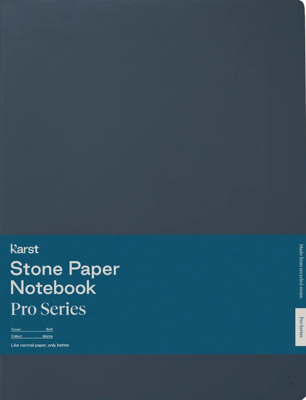 Carnet B5 - Stone Paper Pro Series - Softcover, Lined - Marine | Karst - 5 | YEO