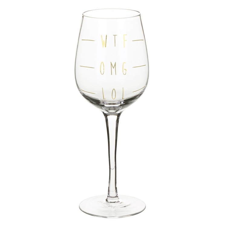 Pahar - Wine Glass - WTF, OMG, LOL | Lesser & Pavey