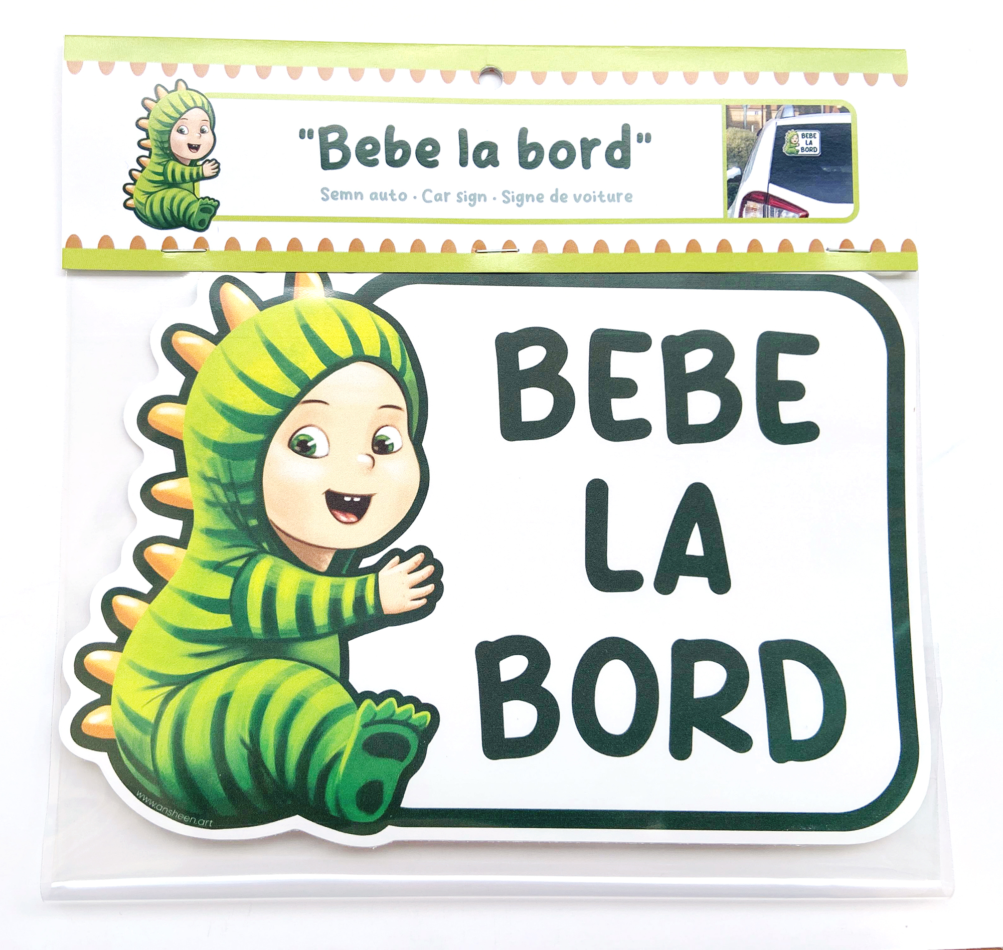 Sticker Auto - Bebe La Bord - Dinozaur | Anda Ansheen