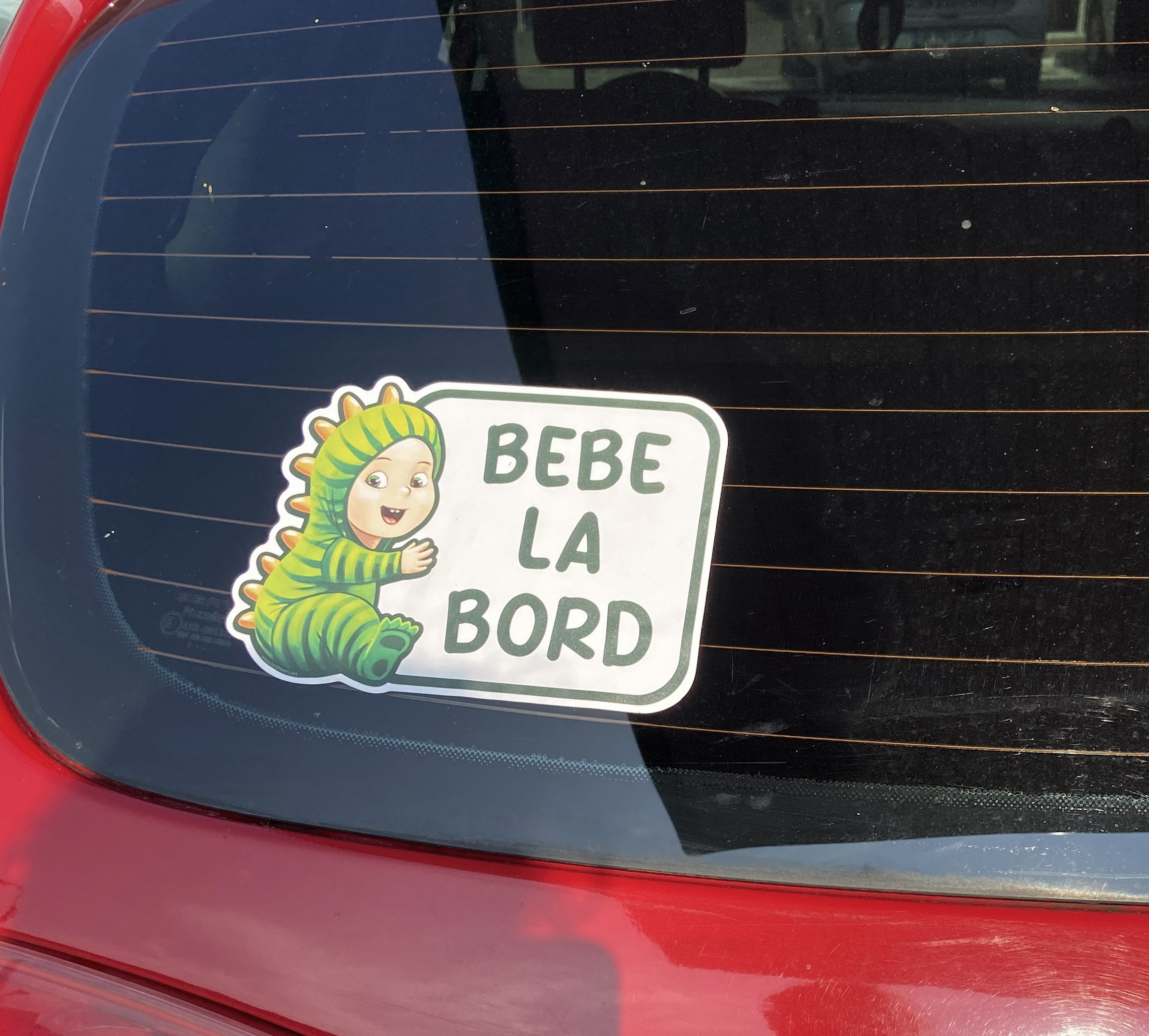 Sticker Auto - Bebe La Bord - Dinozaur | Anda Ansheen