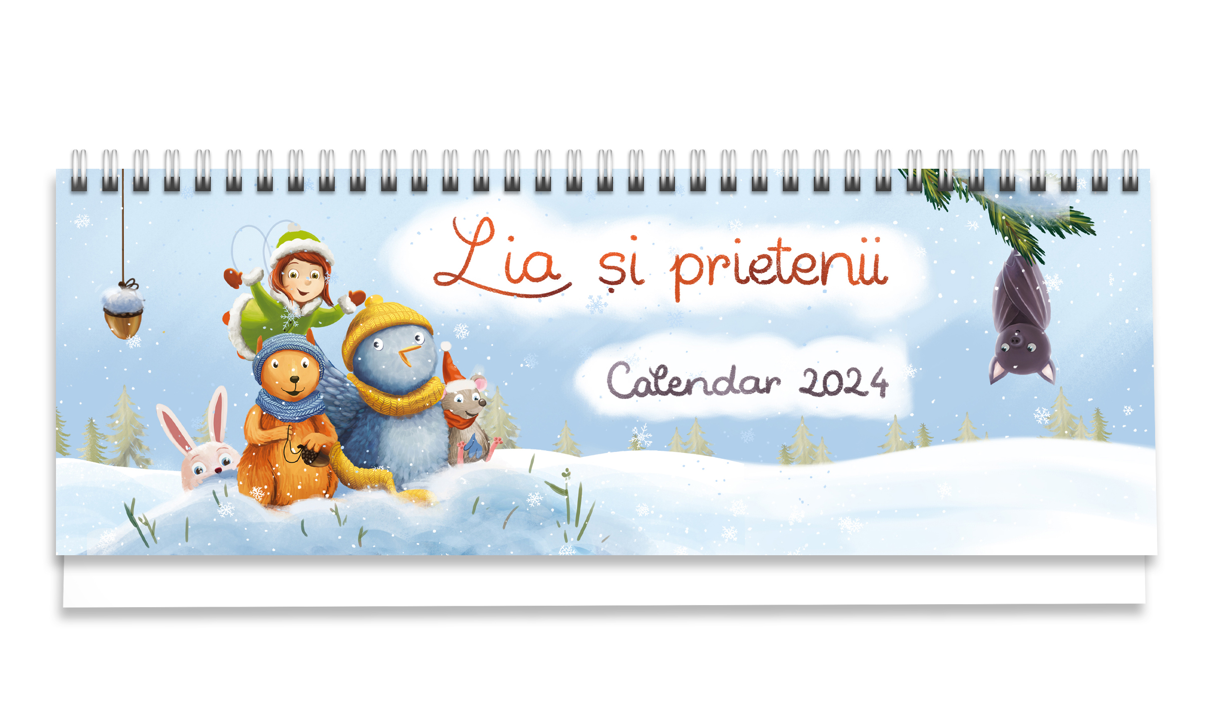 Calendar 2024 - Lia si prietenii (de birou) | Anda Ansheen