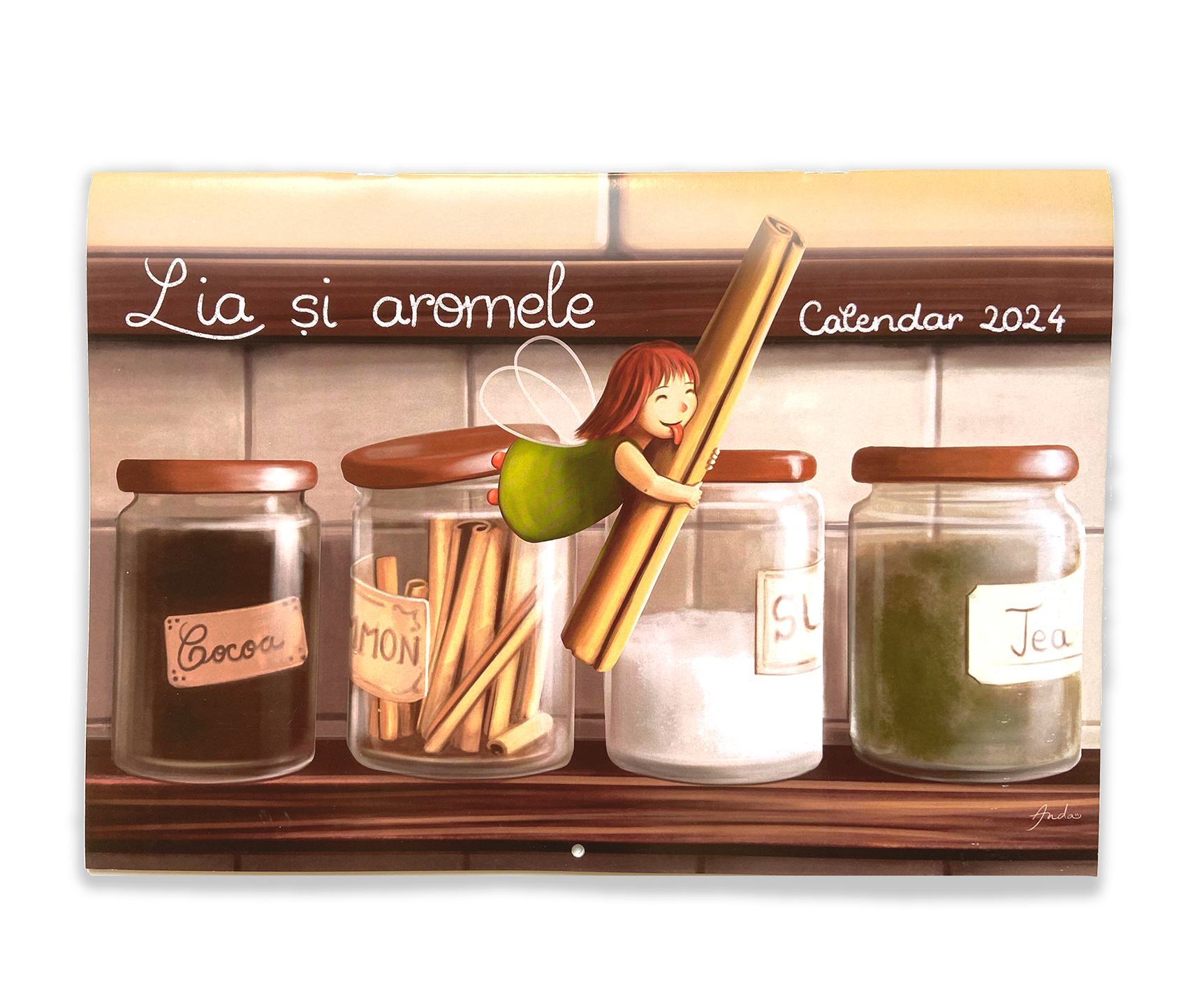 Calendar 2024 - Lia si aromele (de perete) | Anda Ansheen