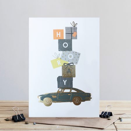 Felicitare Craciun - Hooray Car | Louise Tiler Designs